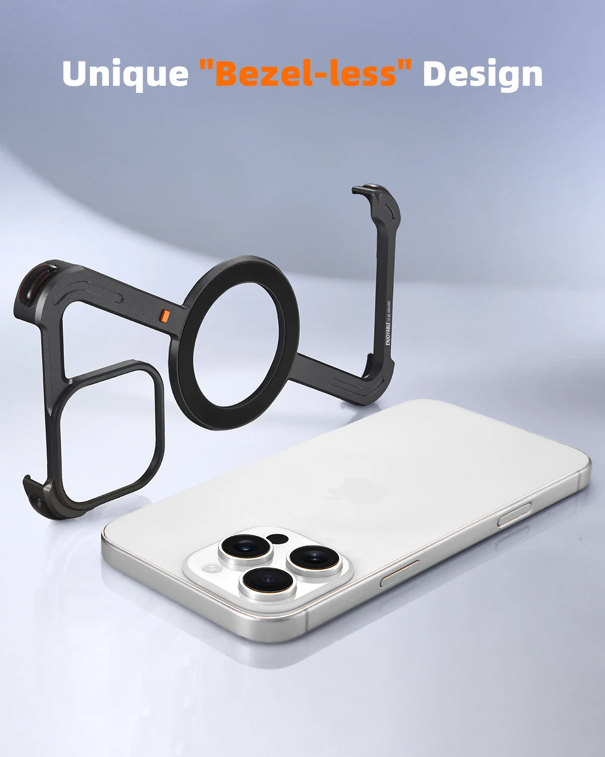 Ultra Thin Frameless Phone Cover - Oatsbasf Z-Shape Metal Phone Case for
