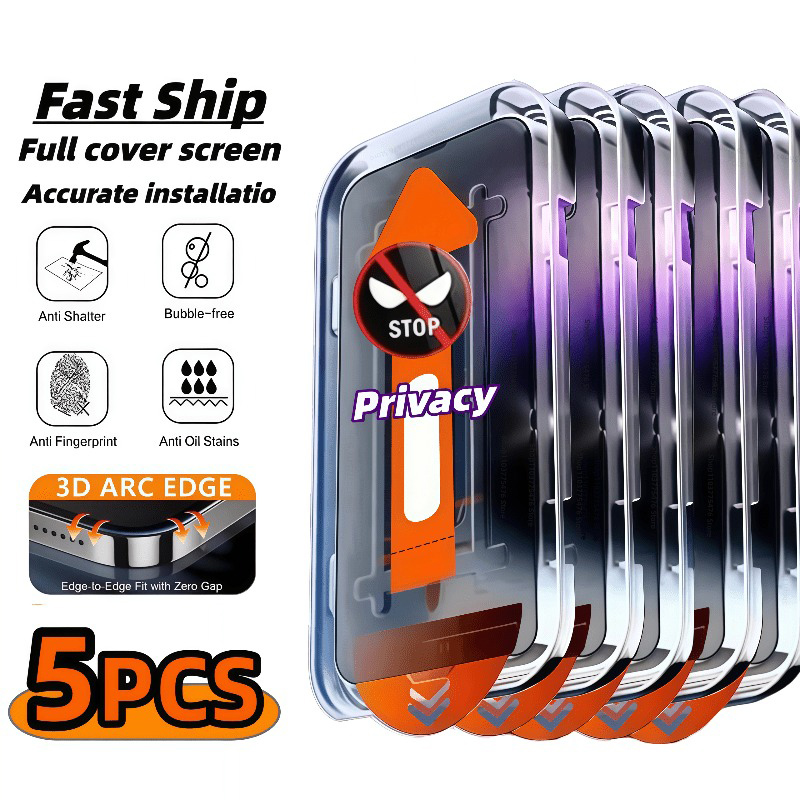 Matte Anti Glare Screen Protector - Full Cover Privacy Screen Protector For