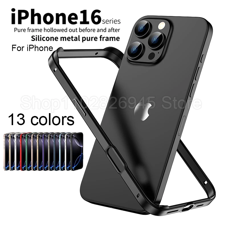 Hybrid Silicone Frame Aluminum - огляд і ціна Metal Bumper Aluminum Frame Case