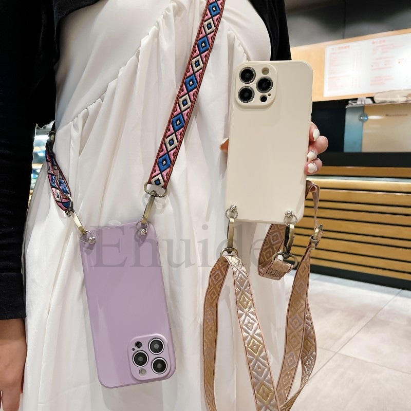 Classic Strap Case For iPhone  - огляд і ціна Crossbody Lanyard Neck Strap Case