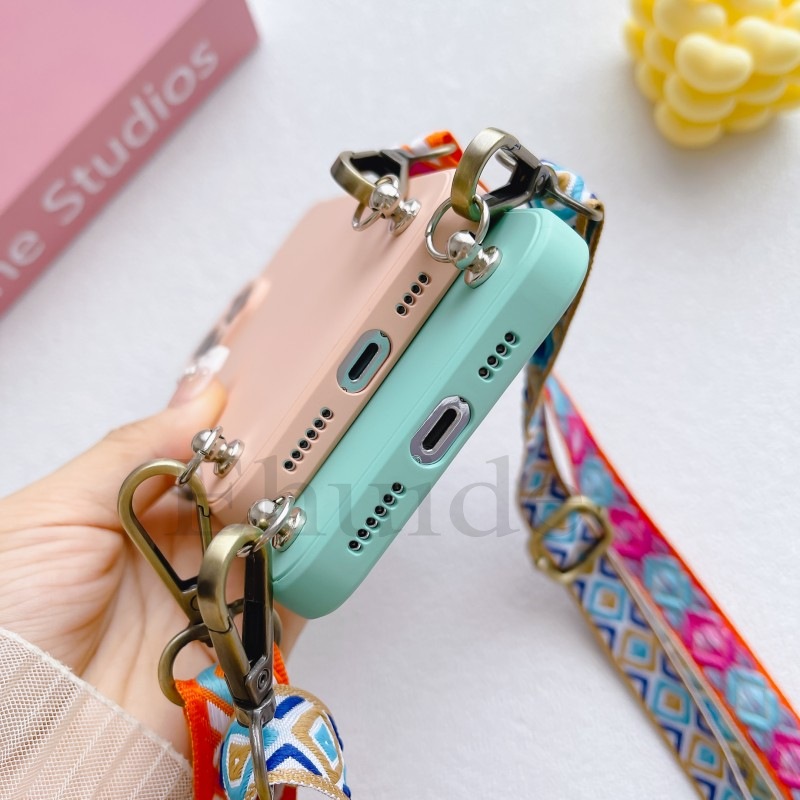 Classic Strap Case For iPhone  - огляд і ціна Crossbody Lanyard Neck Strap Case