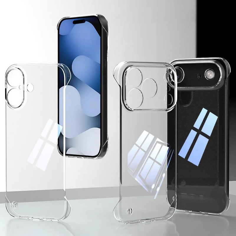 High Transparent Frameless Har - огляд і ціна Ultra Thin Frameless Phone Cover