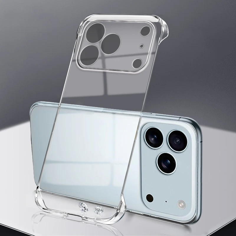 High Transparent Frameless Har - огляд і ціна Ultra Thin Frameless Phone Cover