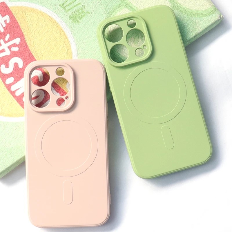 Liquid Silicone Case For iPhon - огляд і ціна Liquid Silicone Magnetic Phone Case
