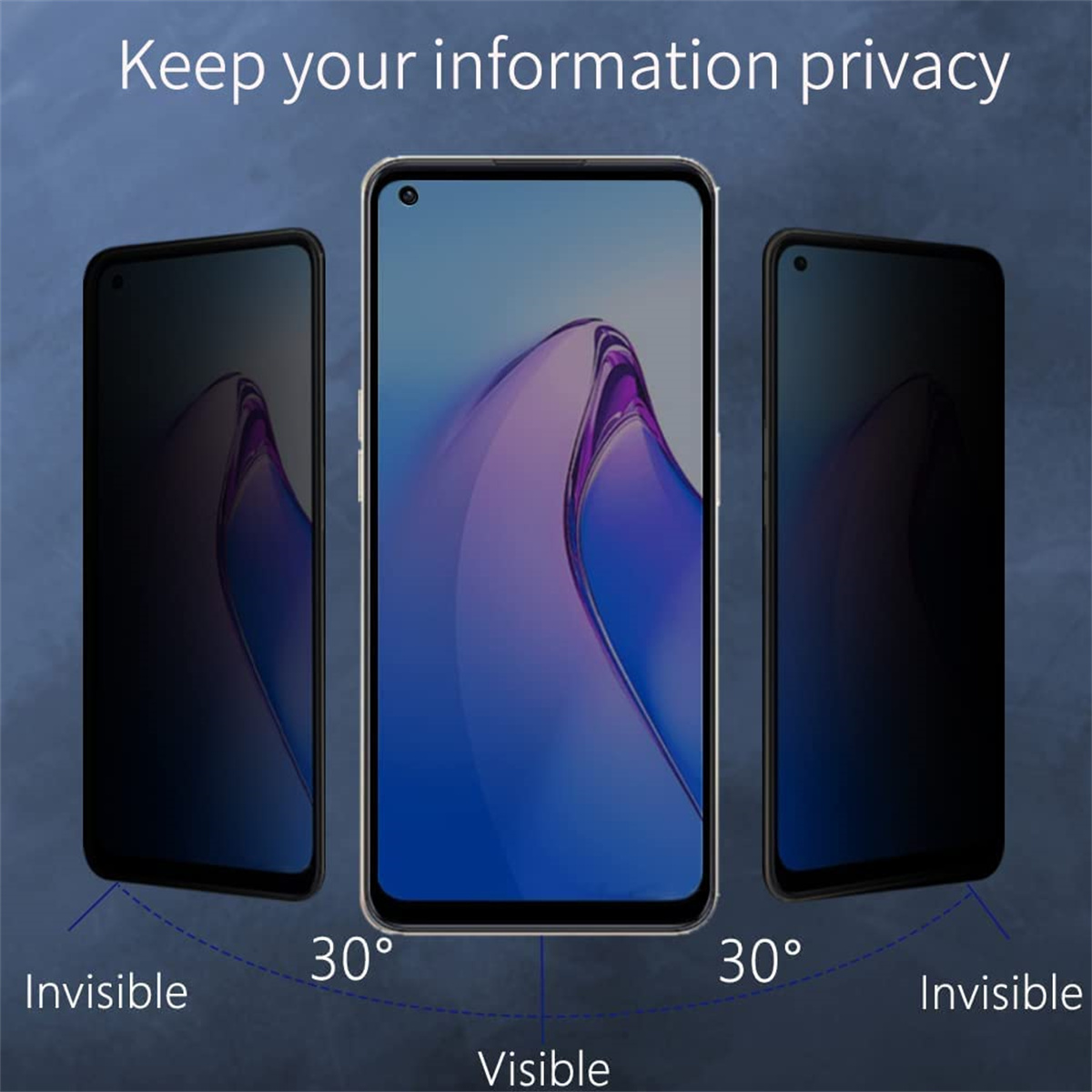 Anti Spy Screen Protector For  - огляд і ціна Anti Spy Privacy Glass Case