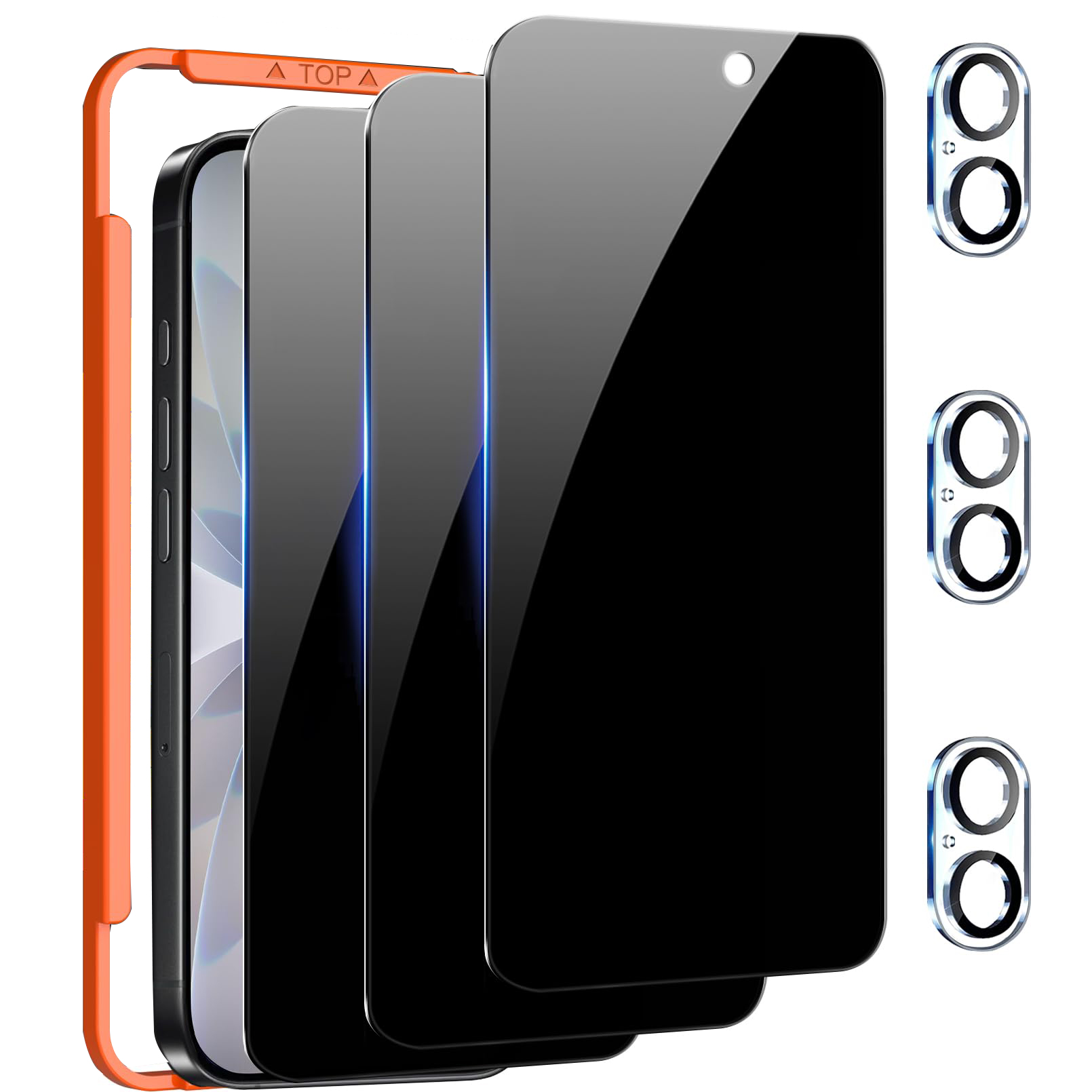 3 Pack Privacy Screen Protecto - огляд і ціна Anti Spy Privacy Glass Case
