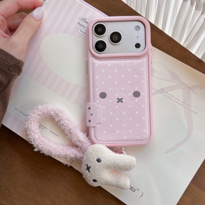 Kawaii Cute Cartoon Pink Miffy - огляд і ціна Cute Cartoon Wrist Strap Silicone Case
