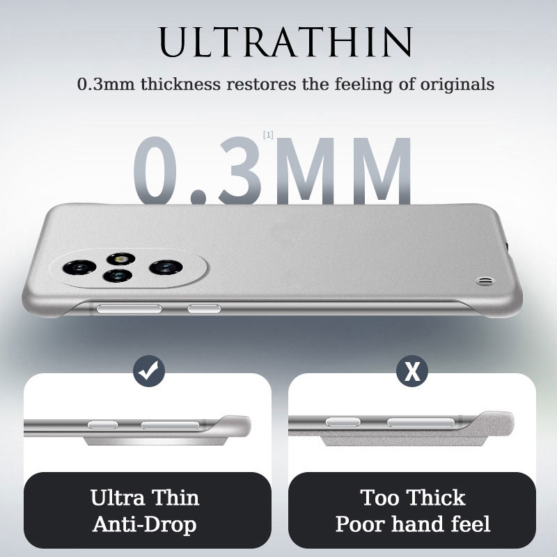 Frameless Slim Painting Matte  - огляд і ціна Matte Hard Pc Back Case
