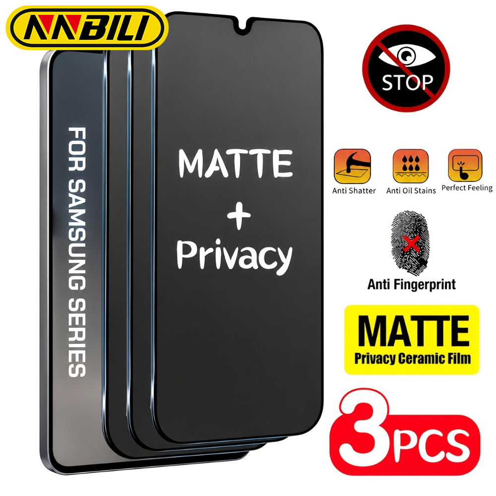 NNBILI 3pcs Matte Ceramic Priv - огляд і ціна Matte Anti Glare Screen Protector