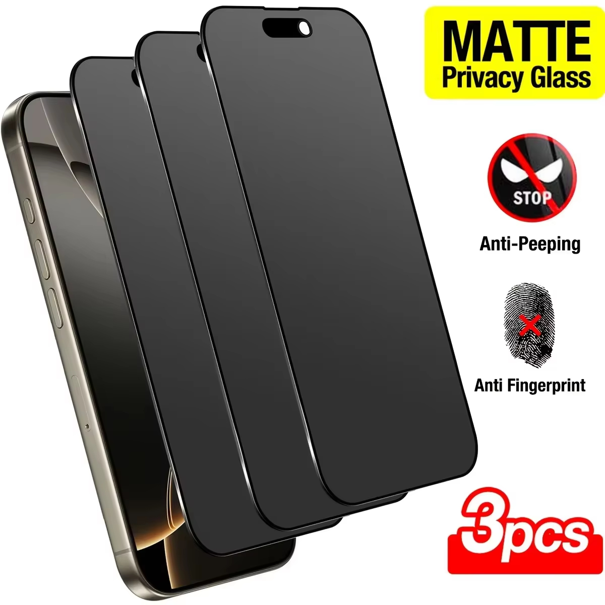3PCS Privacy Screen Protector  - огляд і ціна Matte Anti Glare Screen Protector