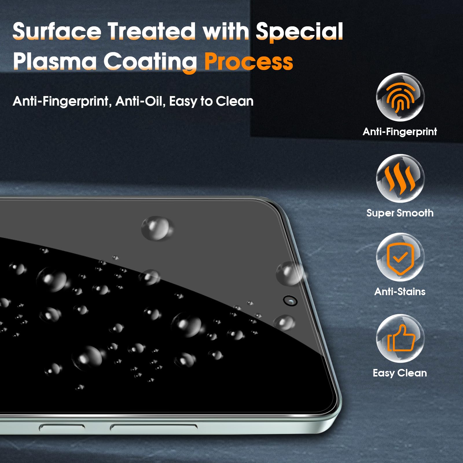 Anti Spy Screen Protector For  - огляд і ціна Anti Spy Privacy Glass Case