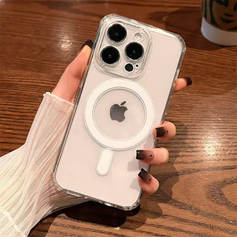 Original For Magsafe Wireless  - огляд і ціна Clear Shockproof Bumper Case