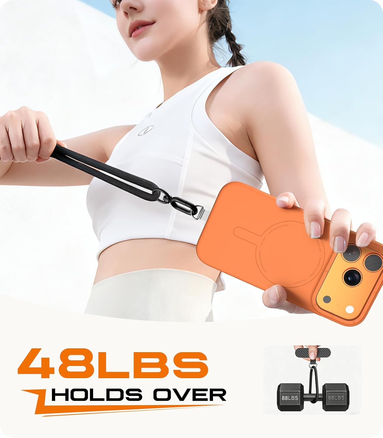 Phone Lanyard Crossbody with 2 - огляд і ціна Crossbody Lanyard Neck Strap Case