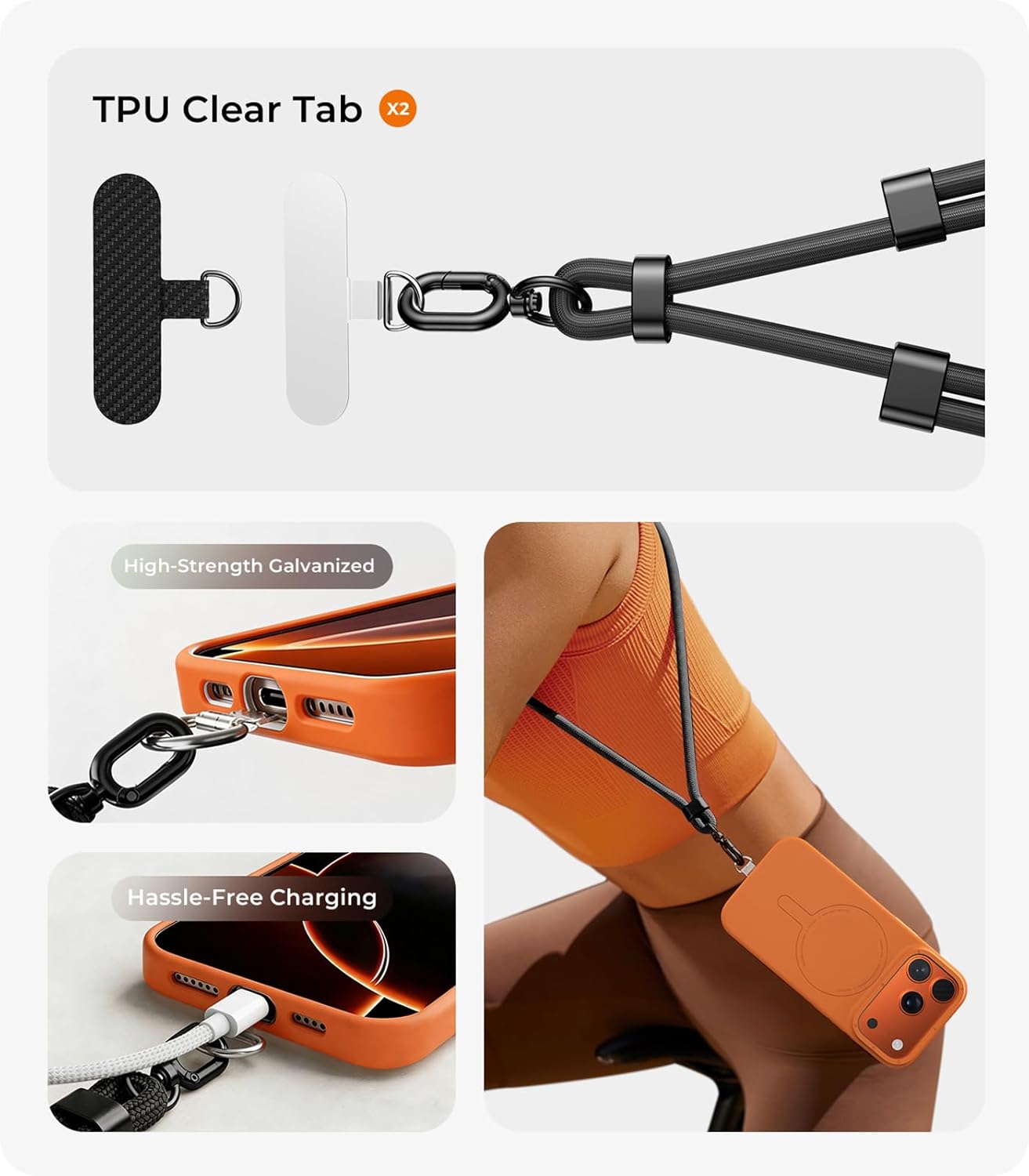 Phone Lanyard Crossbody with 2 - огляд і ціна Crossbody Lanyard Neck Strap Case