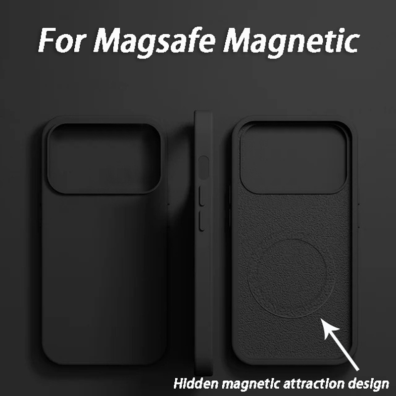 Luxury For Magsafe Wireless Ch - огляд і ціна Liquid Silicone Magnetic Phone Case